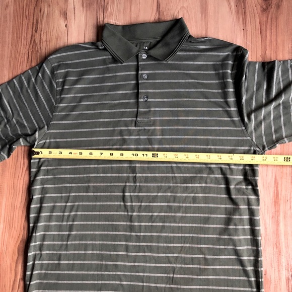 GRAND SLAM Polo Striped Golf Shirt Green Large Men’s - Picture 8 of 14